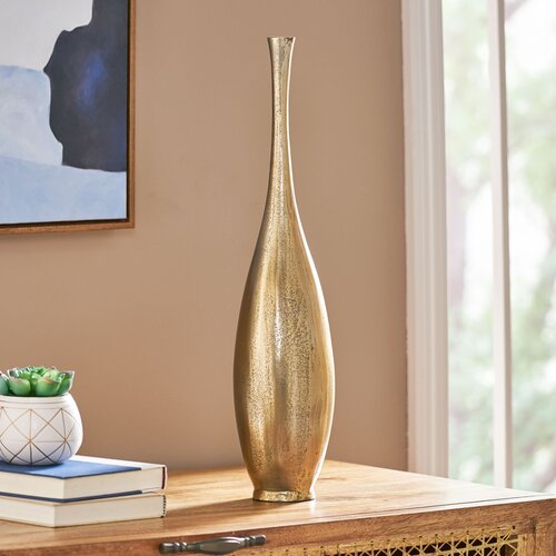 Everly Quinn Handmade Aluminum Table Vase Reviews Wayfair